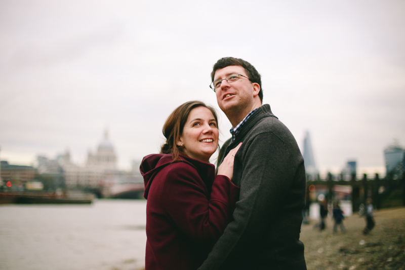 winter riverside engagement shoot in London by love oh love photography 