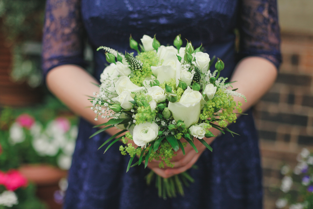 Lakeside Tower Nottingham wedding bridesmaid flowers by love oh love photography