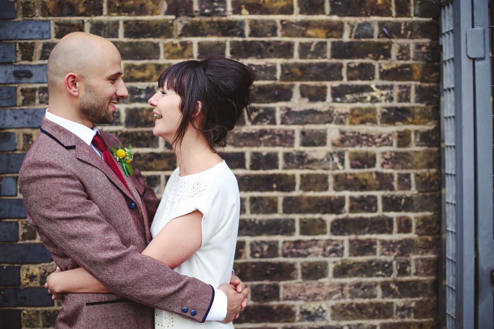 bride and groom informal portraits by love oh love photography