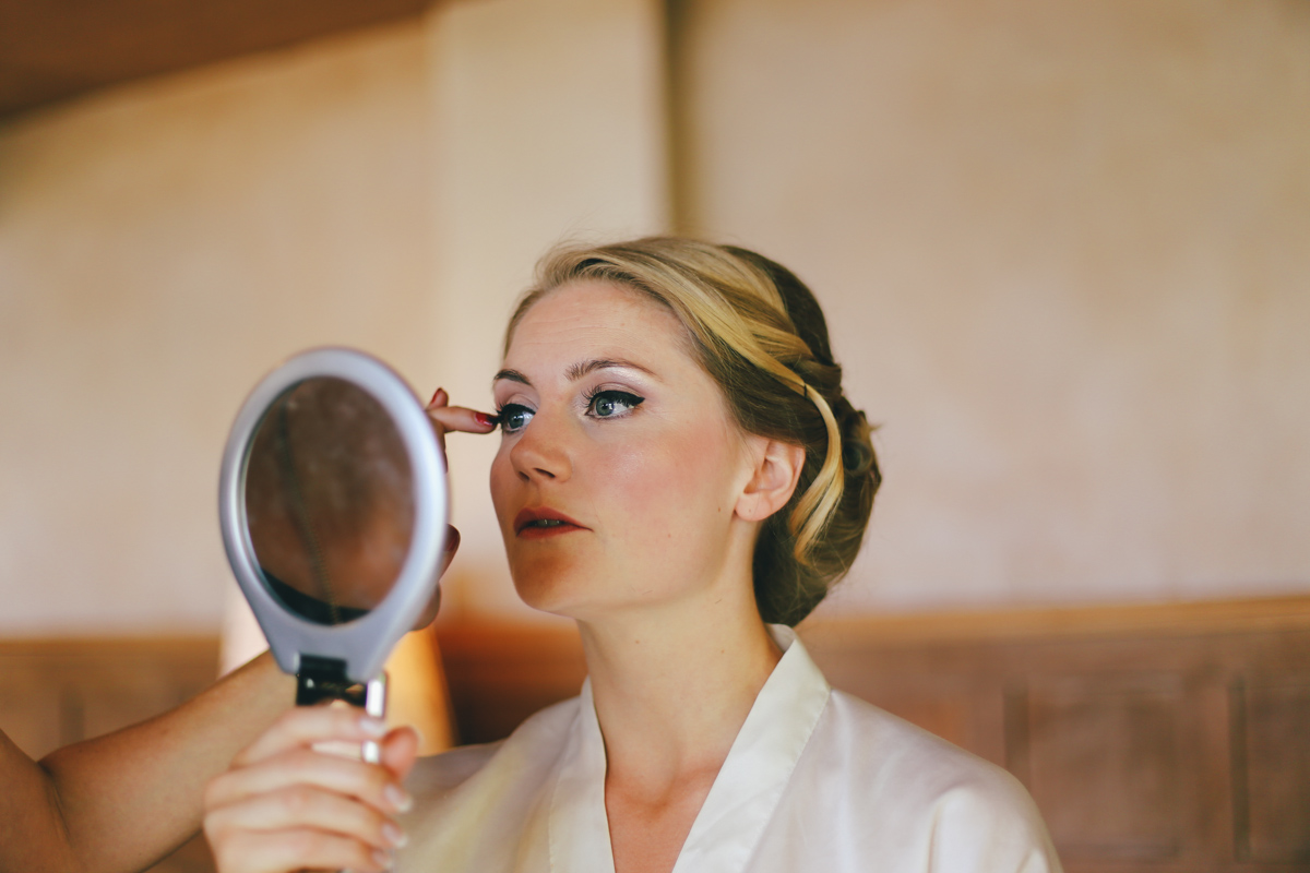 Bridal beauty at Prussia Cove, Cornwall Wedding by Love Oh Love Photography