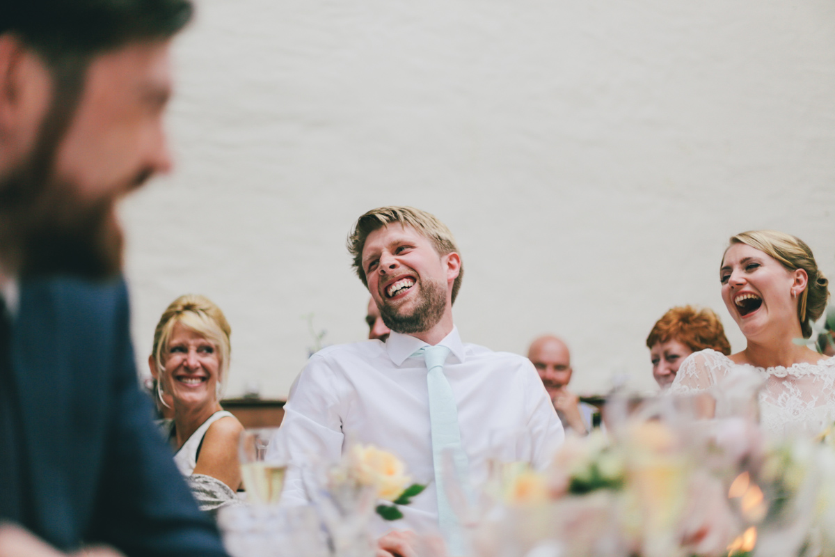 Best man speech at Prussia Cove, Cornwall Wedding by Love Oh Love Photography