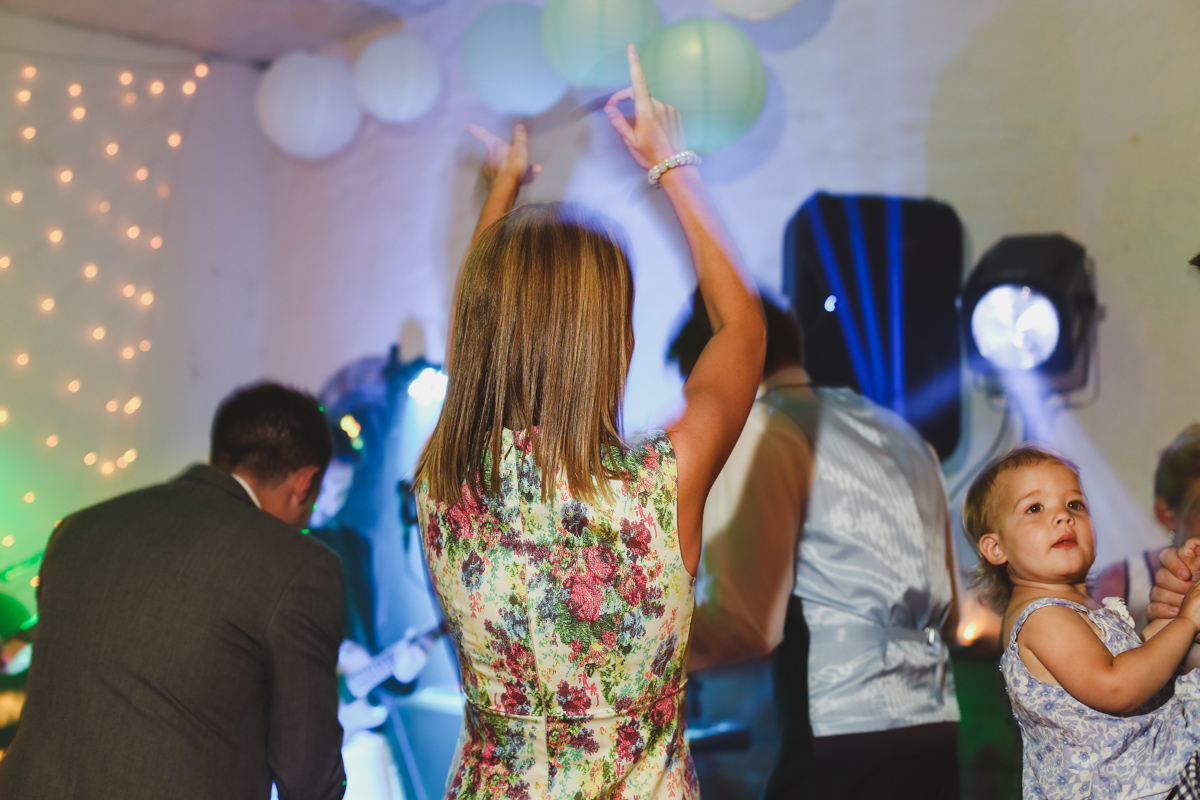 Party time at Prussia Cove, Cornwall Wedding by Love Oh Love Photography