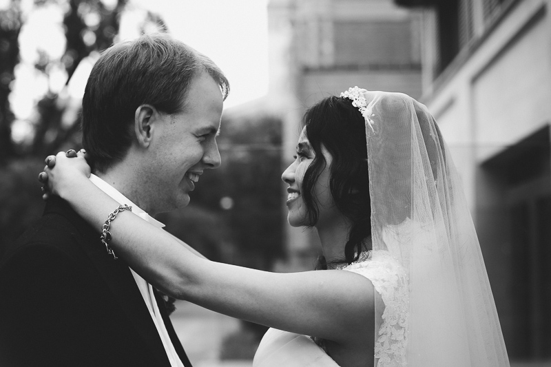 romantic bride and groom by Love oh Love photography