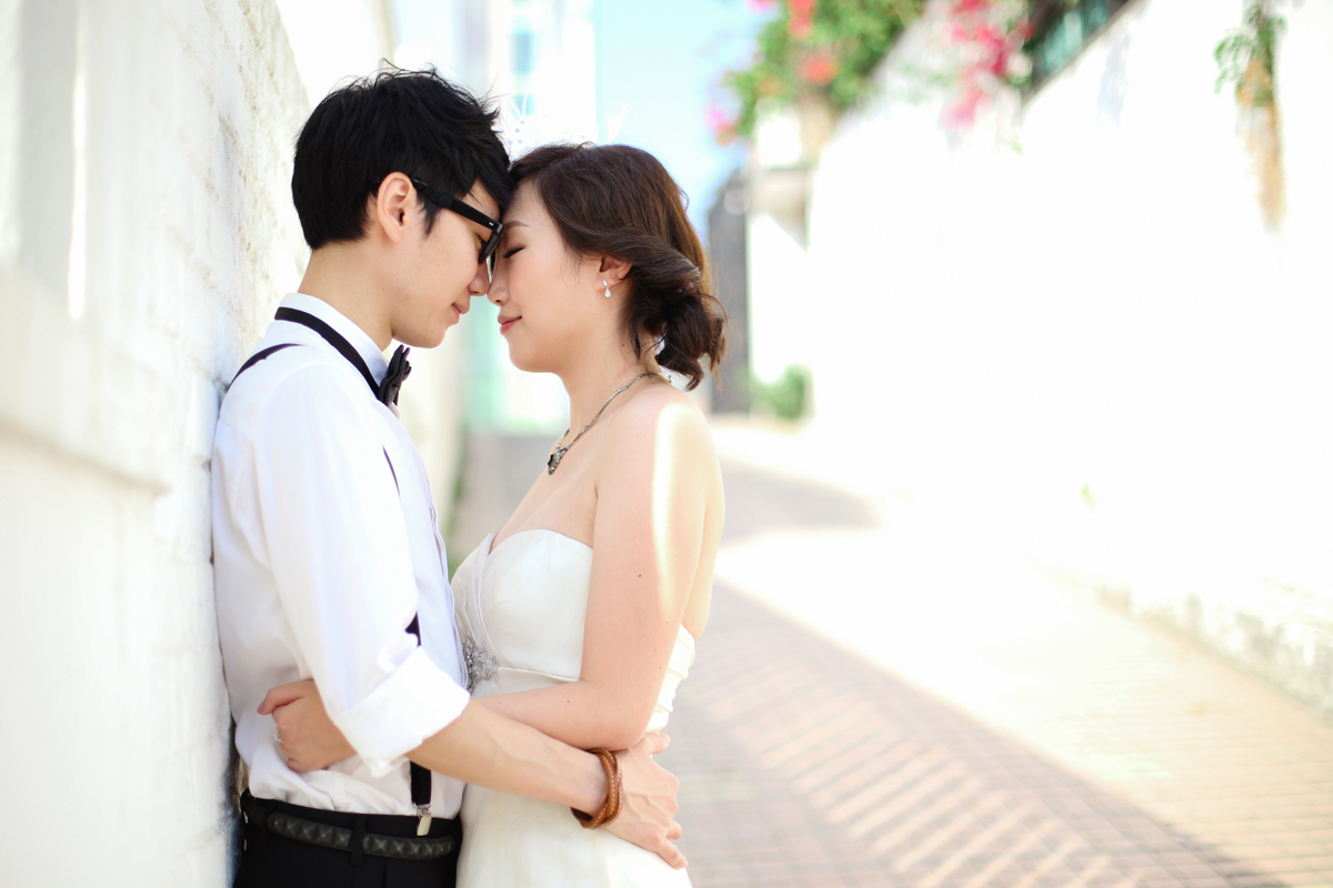 Vintage bride and groom portraits by Love oh love photography